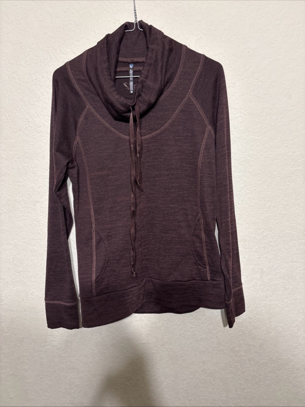 Kuhl Lea Women's Dark Brown Cowl Neck Pullover